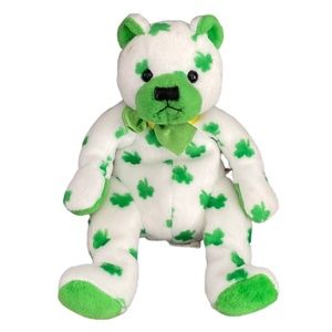 TY CLOVER Beanie Bear Baby 2001 Vintage Saint Patty’s NWOT Excellent Condition